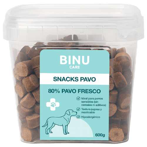 Binu snacks pavo 600g