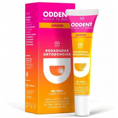 Oddent gel oral junior  1 tubo 15 ml sabor chicle