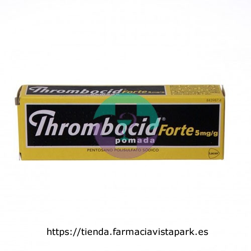 THROMBOCID FORTE 5 mg/g POMADA , 1 tubo de 60 g