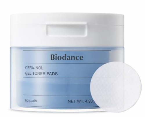 Biodance ceranol gel toner pads 60u