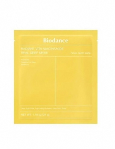 Biodance radiant vita niacinamide real deep mask