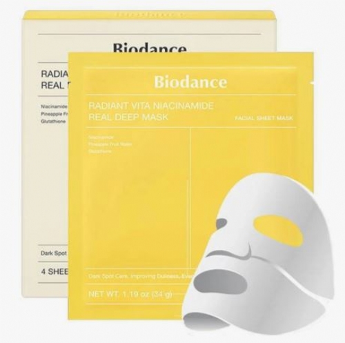 Biodance radiant vita niacinamide real deep mask