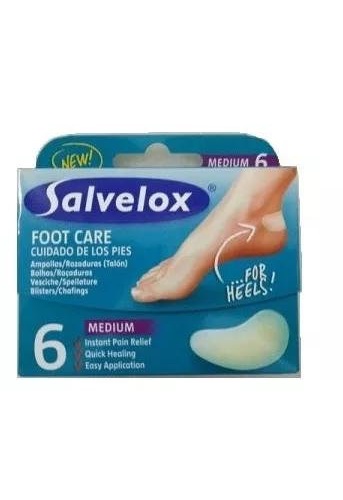 Salvelox blister prevention aposito adhesivo 6 unidades 61 mm x 40 mm medium - apositos hidrocoloide
