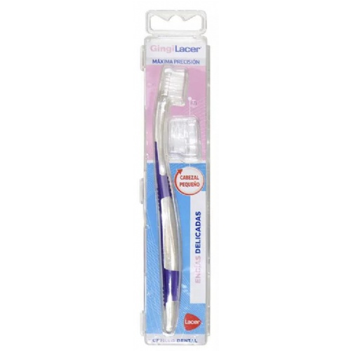 Cepillo dental adulto gingilacer cabezal pequeño suave 1 unidad - gingilacer cabezal pequeño