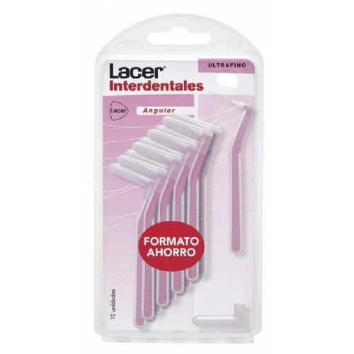Cepillo interdental lacer ultrafino angular 10 cepillos - lacer