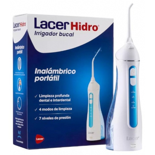 Irrigador bucal inalambrico lacer hidro 1 unidad portatil - lacer hidro