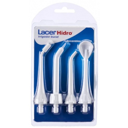 Irrigador bucal recambios lacer hidro 4 cabezales - lacer hidro
