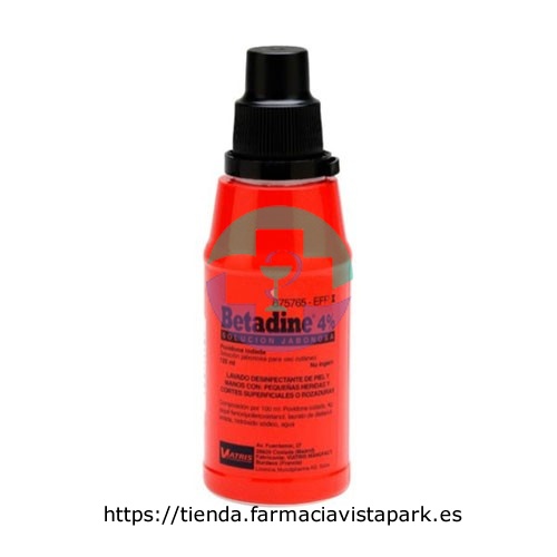 BETADINE JABONOSO 40 MG/ML SOLUCION CUTANEA, 1 frasco de 125 ml