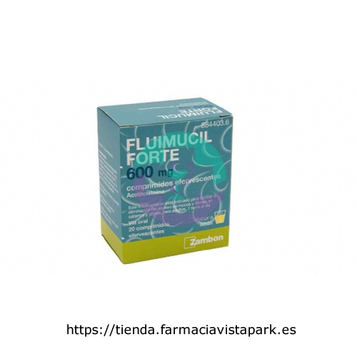 FLUIMUCIL FORTE 600 mg COMPRIMIDOS EFERVESCENTES , 20 comprimidos