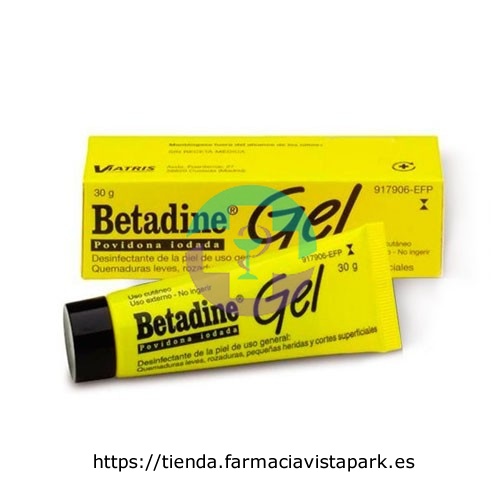 BETADINE GEL 100 MG/G GEL, 1 tubo de 30 g