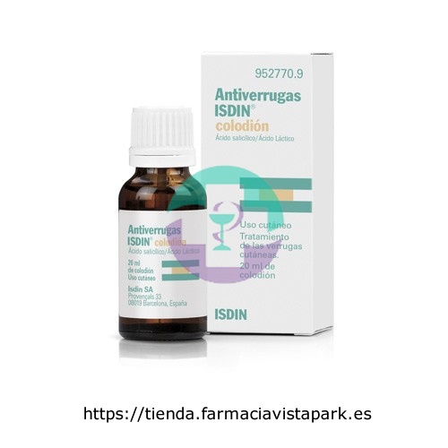 ANTIVERRUGAS ISDIN COLODION , 1 frasco de 20 ml
