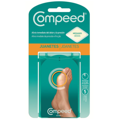 Compeed juanetes hidrocoloide 5 unidades - hidrocoloide