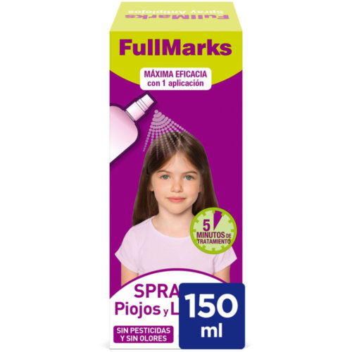 Fullmarks spray antipiojos 1 envase 150 ml - antipiojos