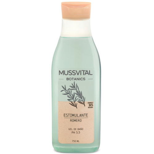Mussvital essentials botanics gel de baño romero  1 envase 750 ml