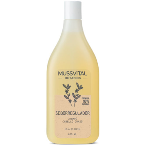 Mussvital botanics champu seborregulador para cabello graso  1 envase 400 ml