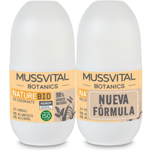 Mussvital pack deo roll-on nature 2x75ml