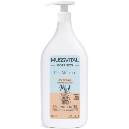 Mussvital essentials botanics gel de baño piel tendencia atopica  1 envase 750 ml