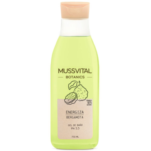 Mussvital botanics gel bergamota  1 envase 750 ml