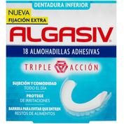 Algasiv almohadillas adhesivas dentadura inferior  18 unidades