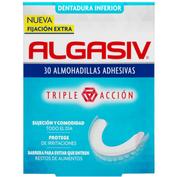 Algasiv almohadillas adhesivas protesis 30 unidades inferiores - almohadillas adhesivas protesis