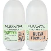 Mussvital dermactive desodorante antitranspirante sensible aloe vera  1 roll on 75 ml