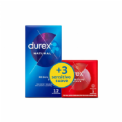 Durex natural plus + durex sensitivo confort preservativos 12 + 3 preservativos pack - preservativos