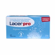 Lacerpro limpieza protesis dental 64 comprimidos efervescentes - limpieza protesis dental