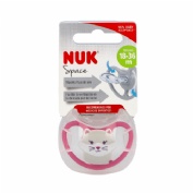 Chupete silicona nuk space 18 - 36 meses 1 unidad - nuk space