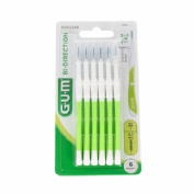 Cepillo interdental gum 2114 bi-direction 6 unidades 0,7 mm - gum 2114 bi-direction