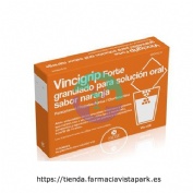 VINCIGRIP FORTE  GRANULADO PARA SOLUCION ORAL SABOR NARANJA, 10 sobres