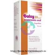 DALSY 20 mg/ml SUSPENSION ORAL , 1 frasco de 150 ml