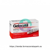 GELOCATIL 650 mg SOLUCION ORAL, 12 sobres