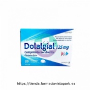 DOLALGIAL CLONIXINO LISINA 125 mg COMPRIMIDOS RECUBIERTOS , 20 comprimidos
