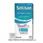 SEKISAN 3,54 mg/ml JARABE , 1 frasco de 200 ml