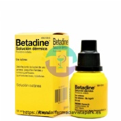 BETADINE 100 MG/ML SOLUCIÓN CUTÁNEA , 1 frasco de 50 ml
