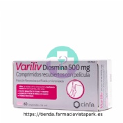 VARILIV DIOSMINA 500 MG COMPRIMIDOS RECUBERTOS CON PELICULA , 60 comprimidos