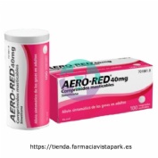 AERO RED 40 mg COMPRIMIDOS MASTICABLES , 100 comprimidos