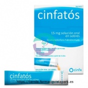 CINFATOS 15 MG SOLUCION ORAL EN SOBRES , 18 sobres
