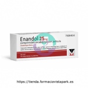 ENANDOL 25 mg COMPRIMIDOS RECUBIERTOS CON PELICULA, 10 comprimidos