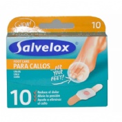 Salvelox callos con acido salicilico  10 unidades 57 mm x 19 mm