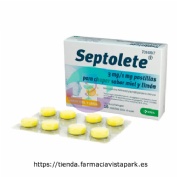 SEPTOLETE 3 MG/1 MG PASTILLAS PARA CHUPAR SABOR MIEL Y LIMON 16 pastillas