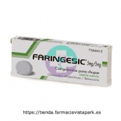 FARINGESIC 5 mg/5 mg COMPRIMIDOS PARA CHUPAR SABOR MENTA 20 comprimidos