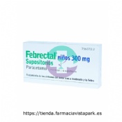 FEBRECTAL NIÑOS 300 MG SUPOSITORIOS , 6 supositorios