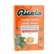 Ricola caramelos sin azucar  1 envase 50 g sabor naranja