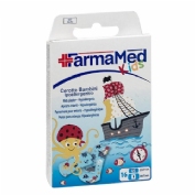 Farmafed kids tiritas piratas 16u 2 medidas