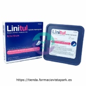 LINITUL CICATRIZANTE APOSITO IMPREGNADO, 20 apósitos de 8,5 x 10 cm
