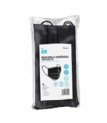 Mascarilla quirurgica desechable adulto iir interapothek 10 unidades color negro - interapothek