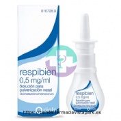 RESPIBIEN 0,5 mg/ml solución para pulverización nasal , 1 envase pulverizador de 15 ml
