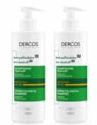 Dercos duplo anticaspa seca 2x400ml