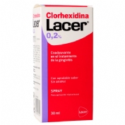 Lacer colutorio clorhexidina 0.2%  1 spray 30 ml